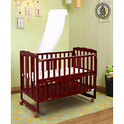 Babyhug Montana Wooden Cot As They Grow