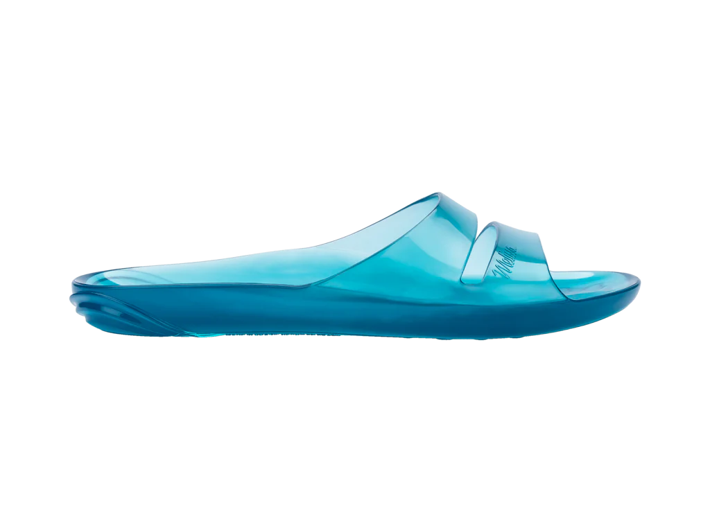 Melissa The Real Jelly Slide AD Blue Slipons