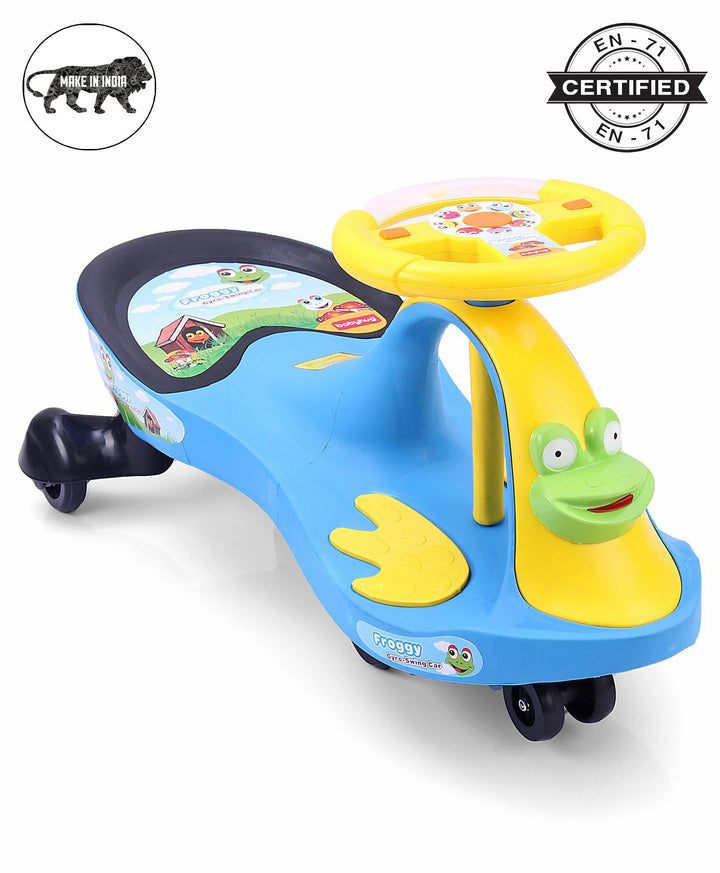 Babyhug Froggy Gyro Swing Car