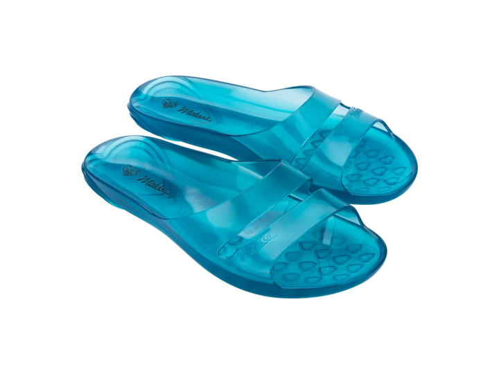 Melissa The Real Jelly Slide AD Blue Slipons