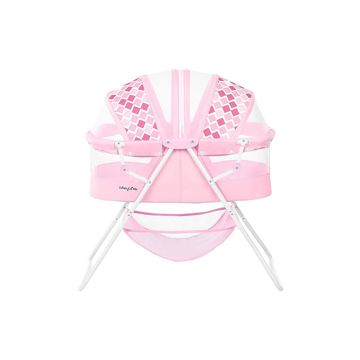 1st Step Kids Pink Printed Cradle