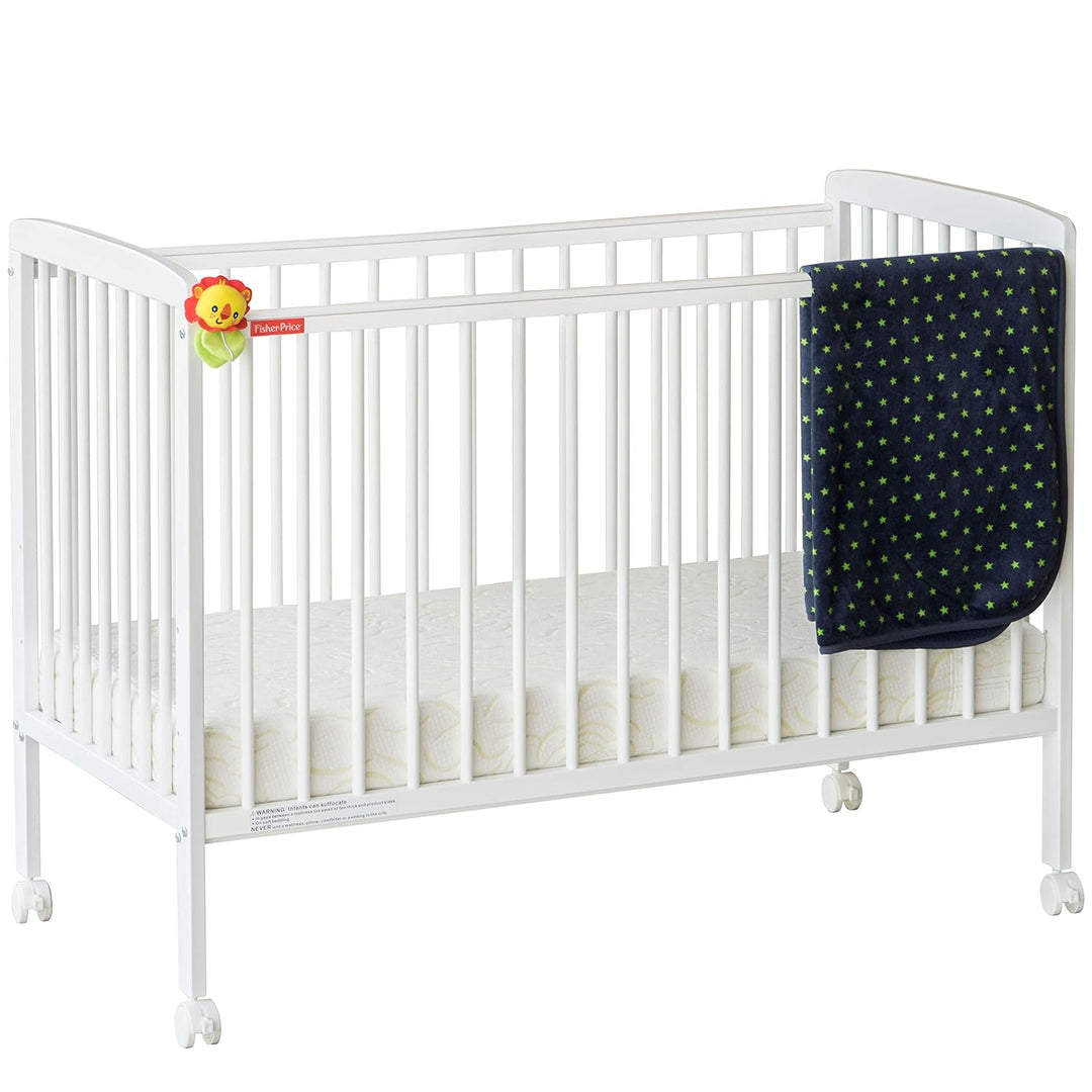Fisher-Price Joy Baby Wooden Crib With mattress