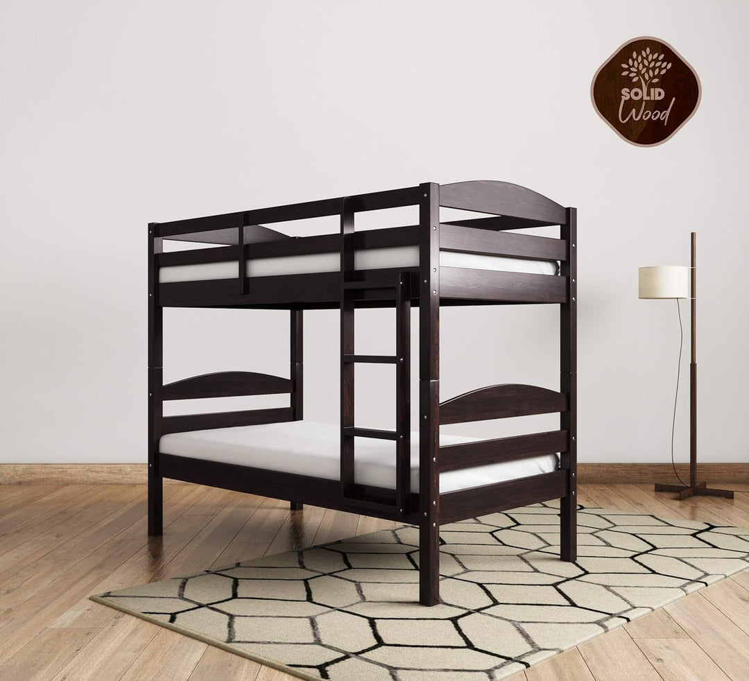 Solimo Spectra Solid Pinewood Bunk Bed
