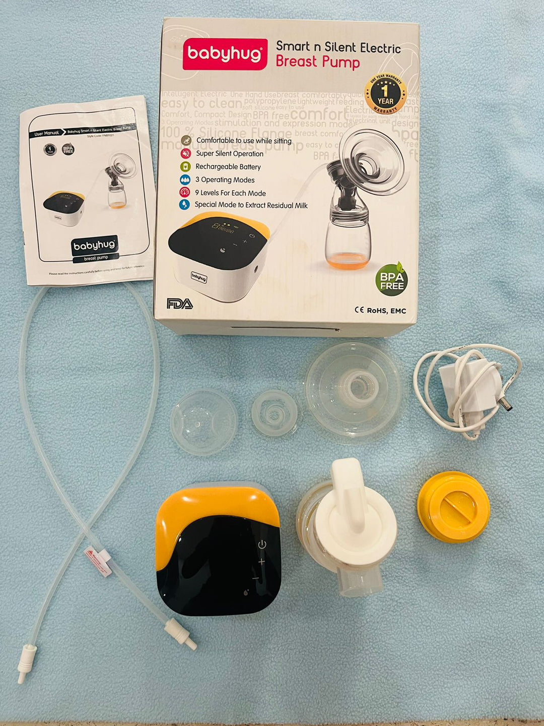 Babyhug Smart N Silent Electric Breast Pump