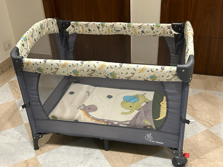 R for Rabbit Baby Cot- Crib and convertible Playpen