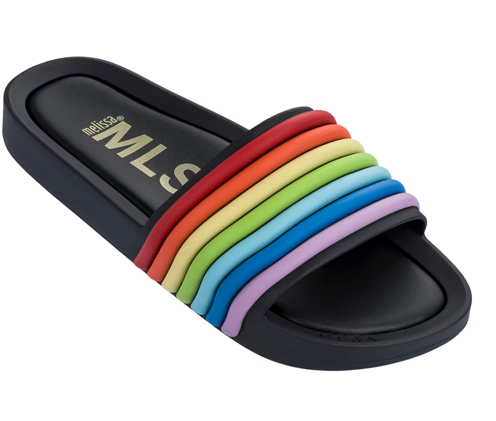 Melissa Beach Slide 3DB Rainbow Ad