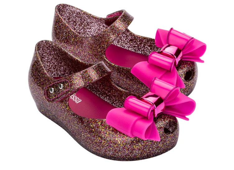 Mini Melissa Ultragirl Sweet IX BB Clear GlItter/Pink