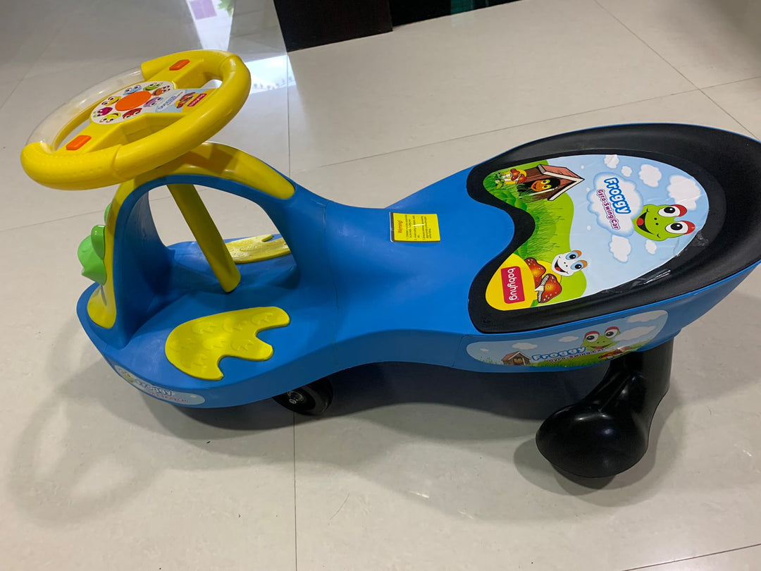 Babyhug Froggy Gyro Swing Car