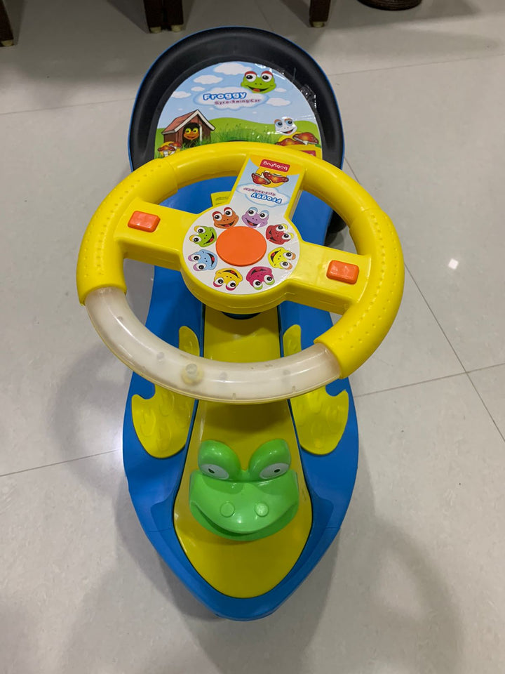 Babyhug Froggy Gyro Swing Car