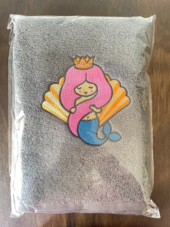 Customised Mermaid towels