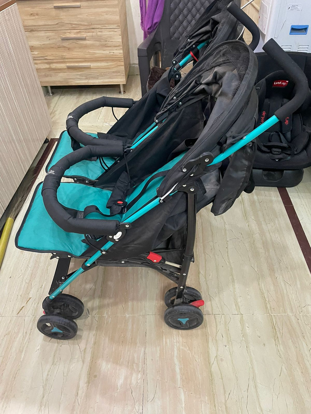 R for Rabbit Ginny and Johnny Baby Twin Stroller