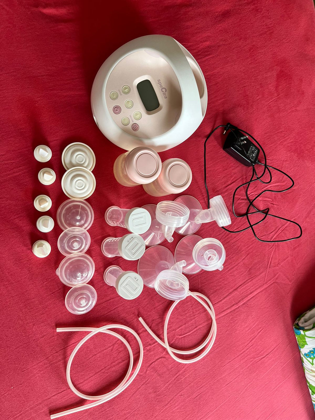 Spectra Electric Breast Pump S -2 Plus With extra flanges, valves and Storage bottles