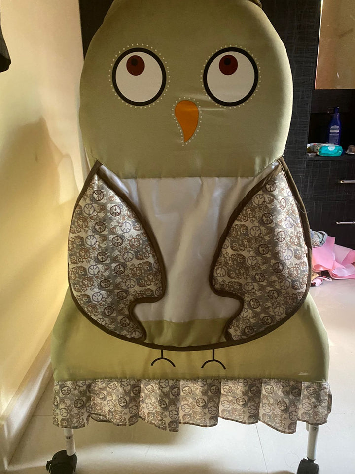 Babyhug Owl Print Cradle