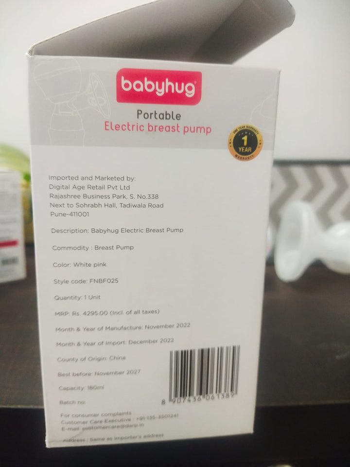 Babyhug Electric Breast Pump