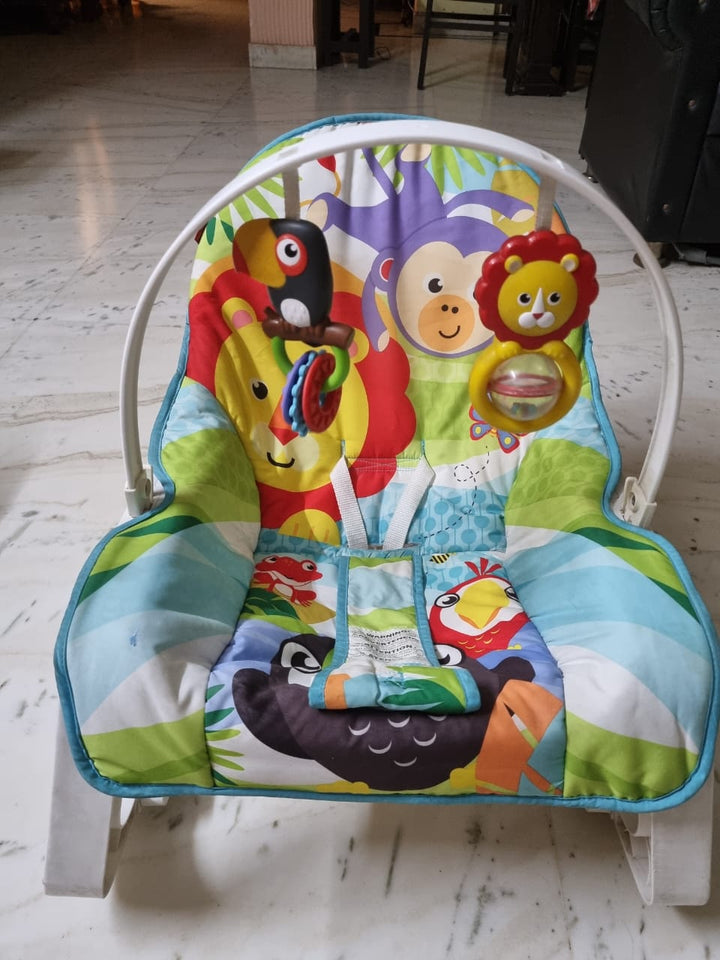 Fisher-Price Infant-to-Toddler Rocker Green Jungle