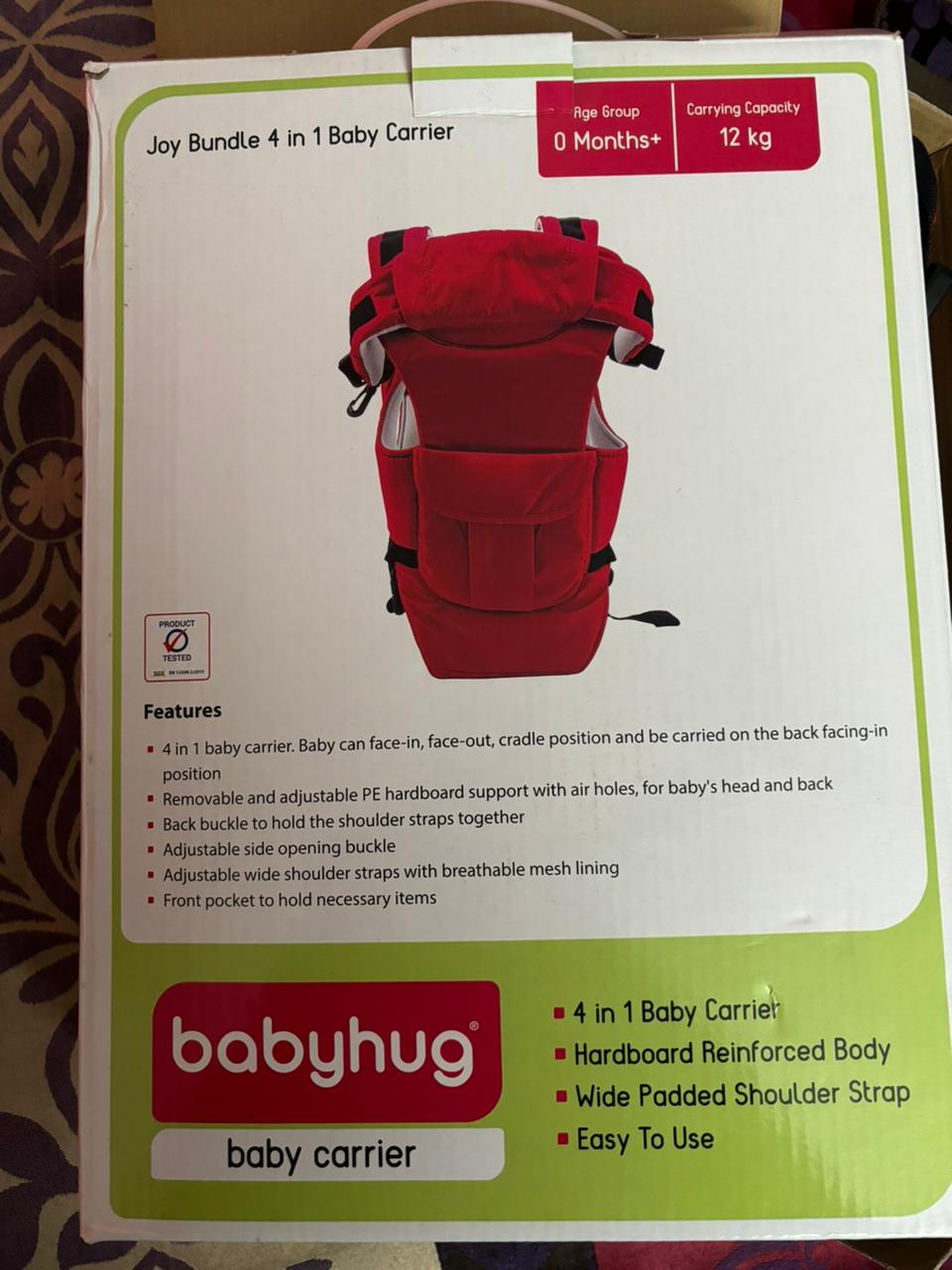 Babyhug Joy Bundle Baby Carrier