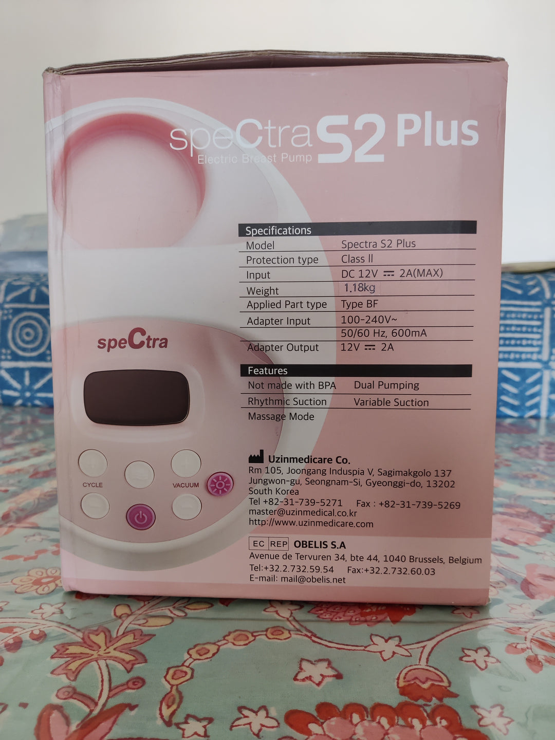 Spectra S2 Plus Electric Breast Pump