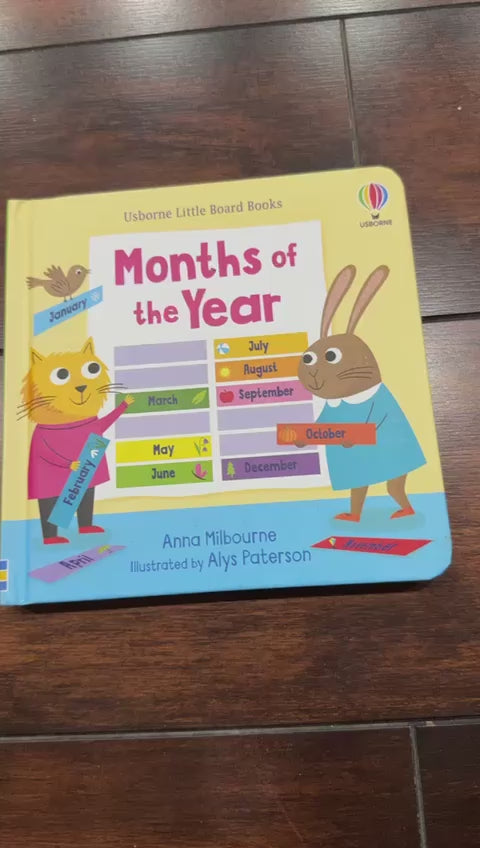 Months of the year Board book by Usborne