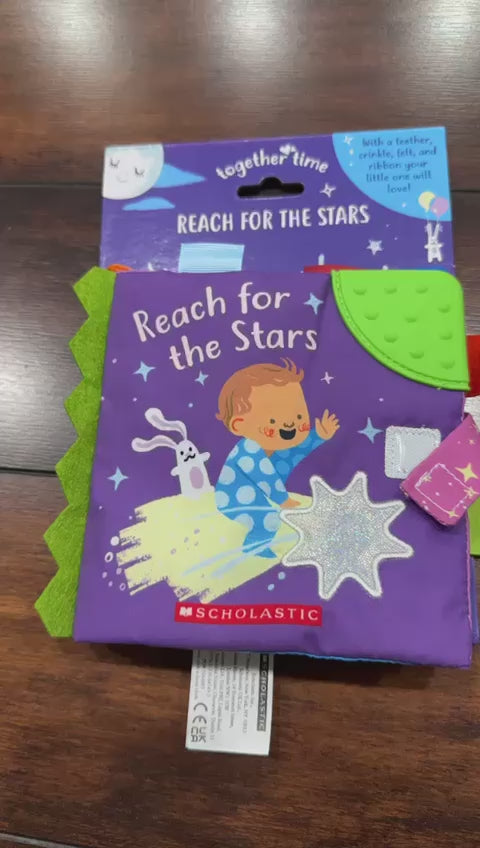 Reach for the stars Cloth Book /Teether Book