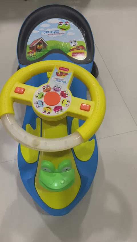Babyhug Froggy Gyro Swing Car