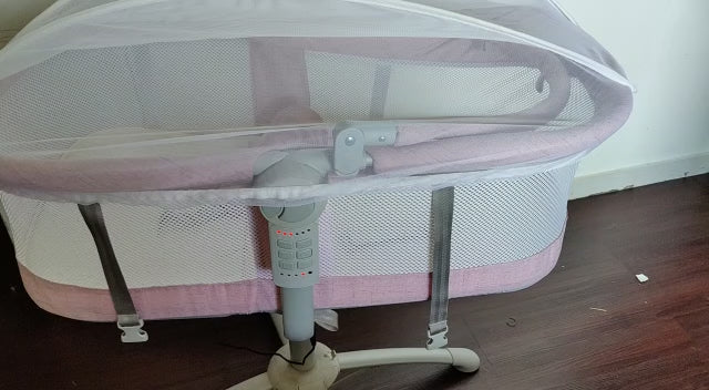 Qatta Baby Cradle by StarAndDaisy 3 in 1 Automatic Baby Cot
